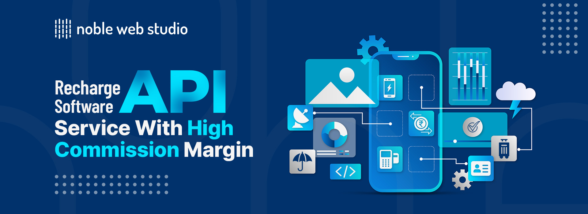 Recharge software API service with high commission margin