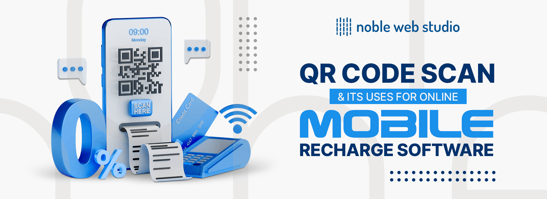 QR code scan & its uses for online mobile recharge software