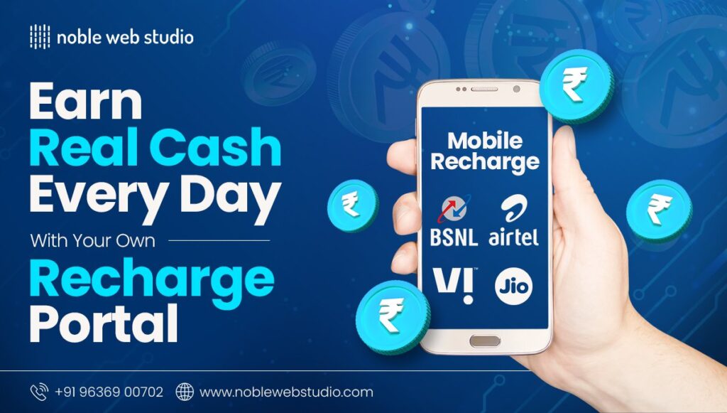 Earn Real Cash Every Day with Your Own Recharge Portal
