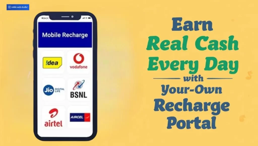 Earn Real Cash Every Day with Your Own Recharge Portal