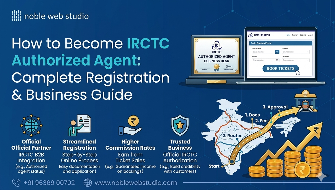 How to Become IRCTC Authorized Agent: Complete Registration & Business Guide