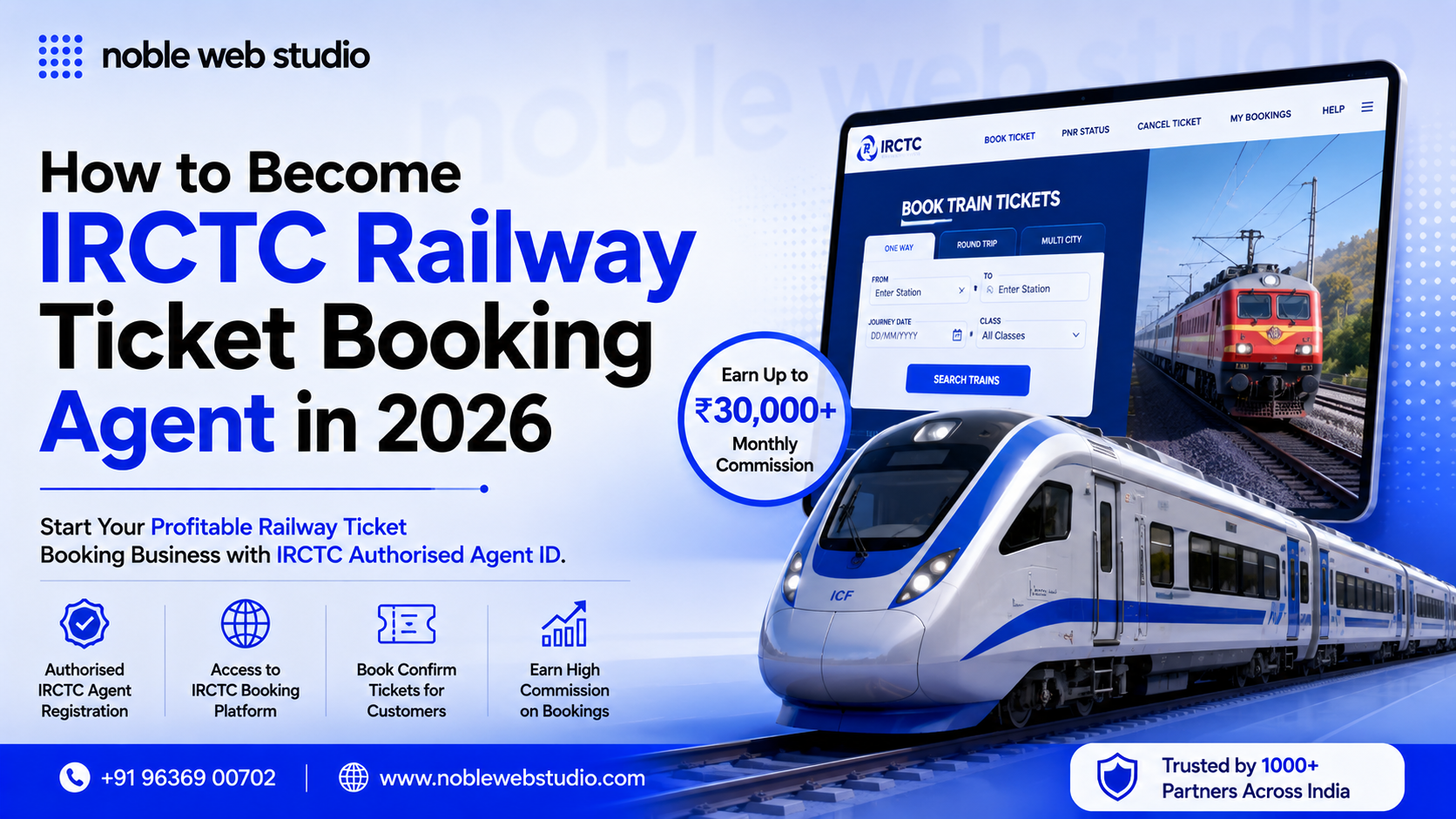 How to Become IRCTC Railway Ticket Booking Agent in 2026