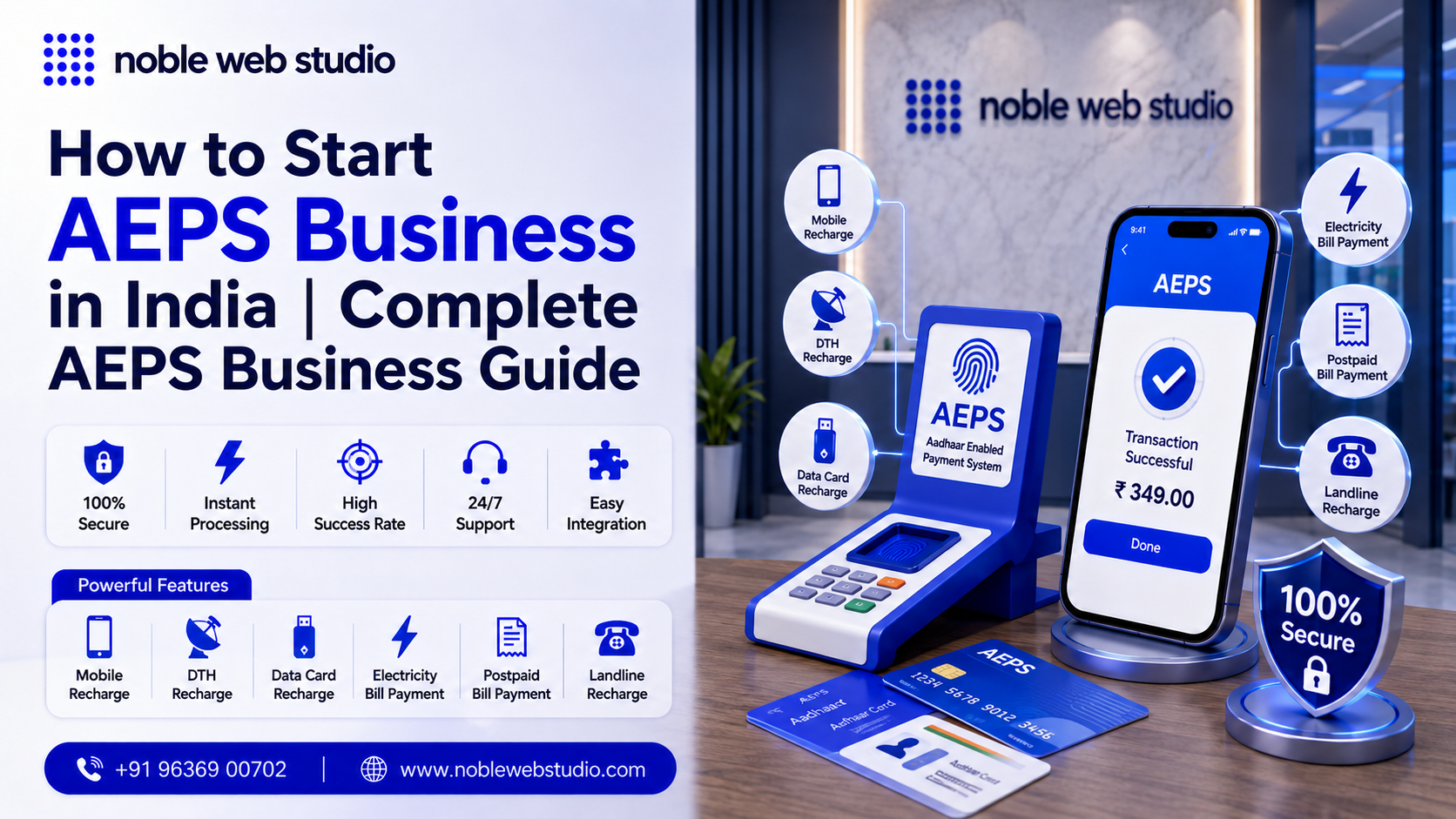 How to Start AEPS Business in India | Complete AEPS Business Guide by Noble Web Studio