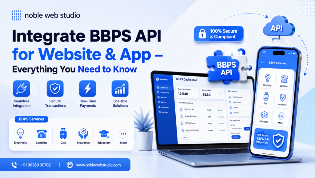 Integrate BBPS API for Website & App – Everything You Need to Know