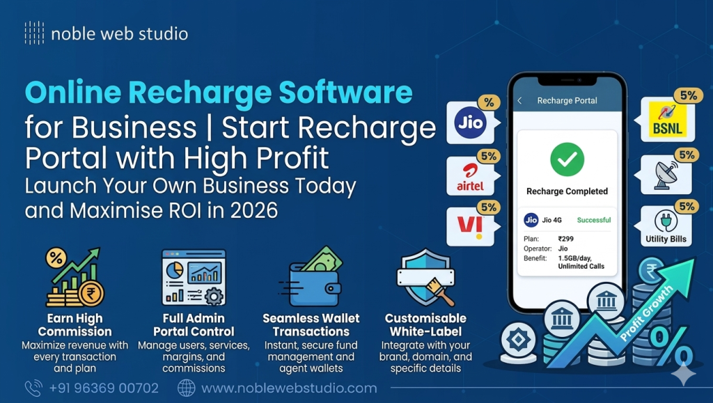 Online Recharge Software for Business | Start Recharge Portal with High Profit