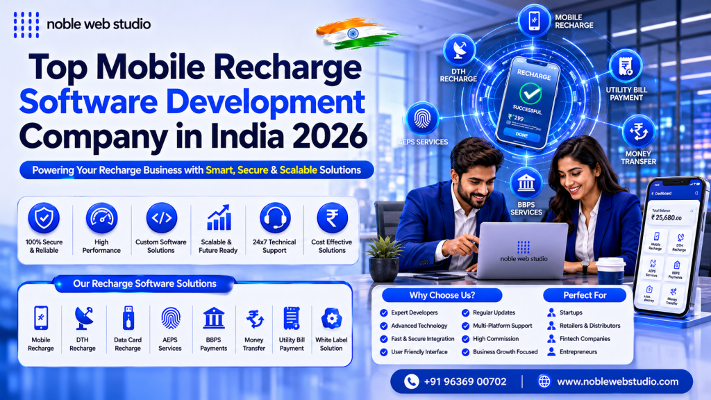 Best Mobile Recharge Software Development Company in India 2026
