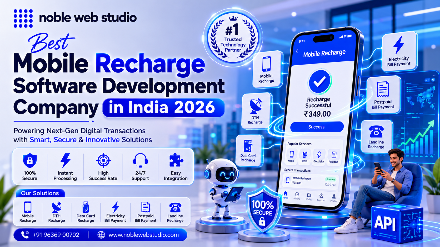 Best Mobile Recharge Software Development Company in India 2026