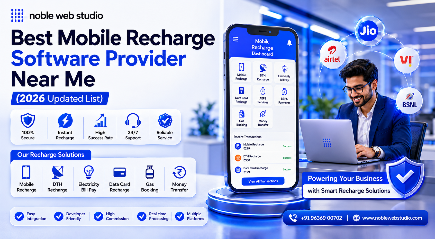 Best Mobile Recharge Software Provider Near Me (2026 Updated List)