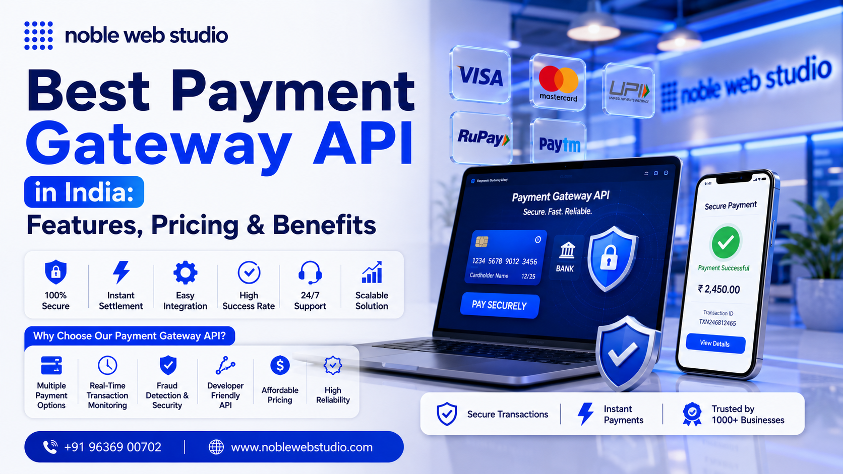 Best Payment Gateway API in India: Features, Pricing & Benefits