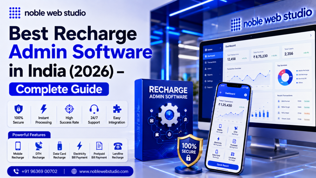 Best Recharge Admin Software in India (2026) – Complete Guide