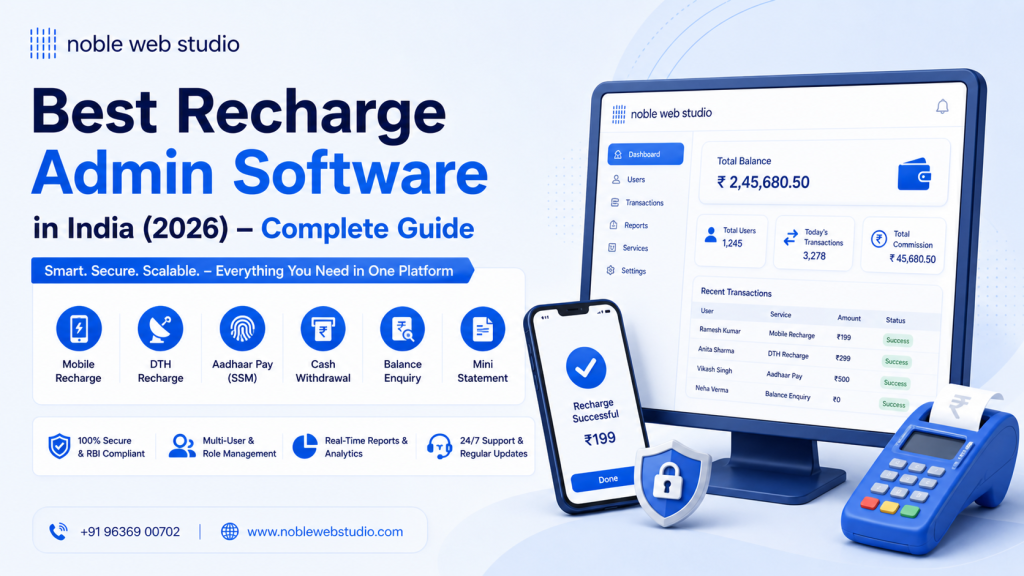 Best Recharge Admin Software in India (2026) – Complete Guide
