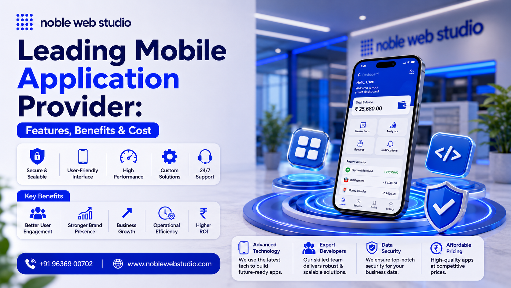 Leading Mobile Application Provider: Features, Benefits & Cost
