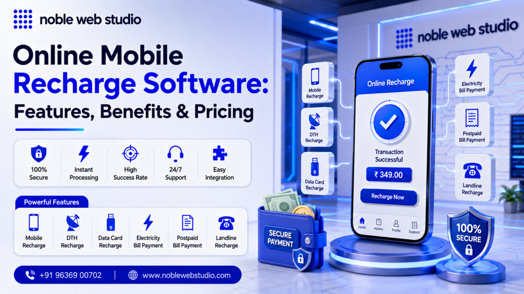 Online Mobile Recharge Software: Features, Benefits & Pricing