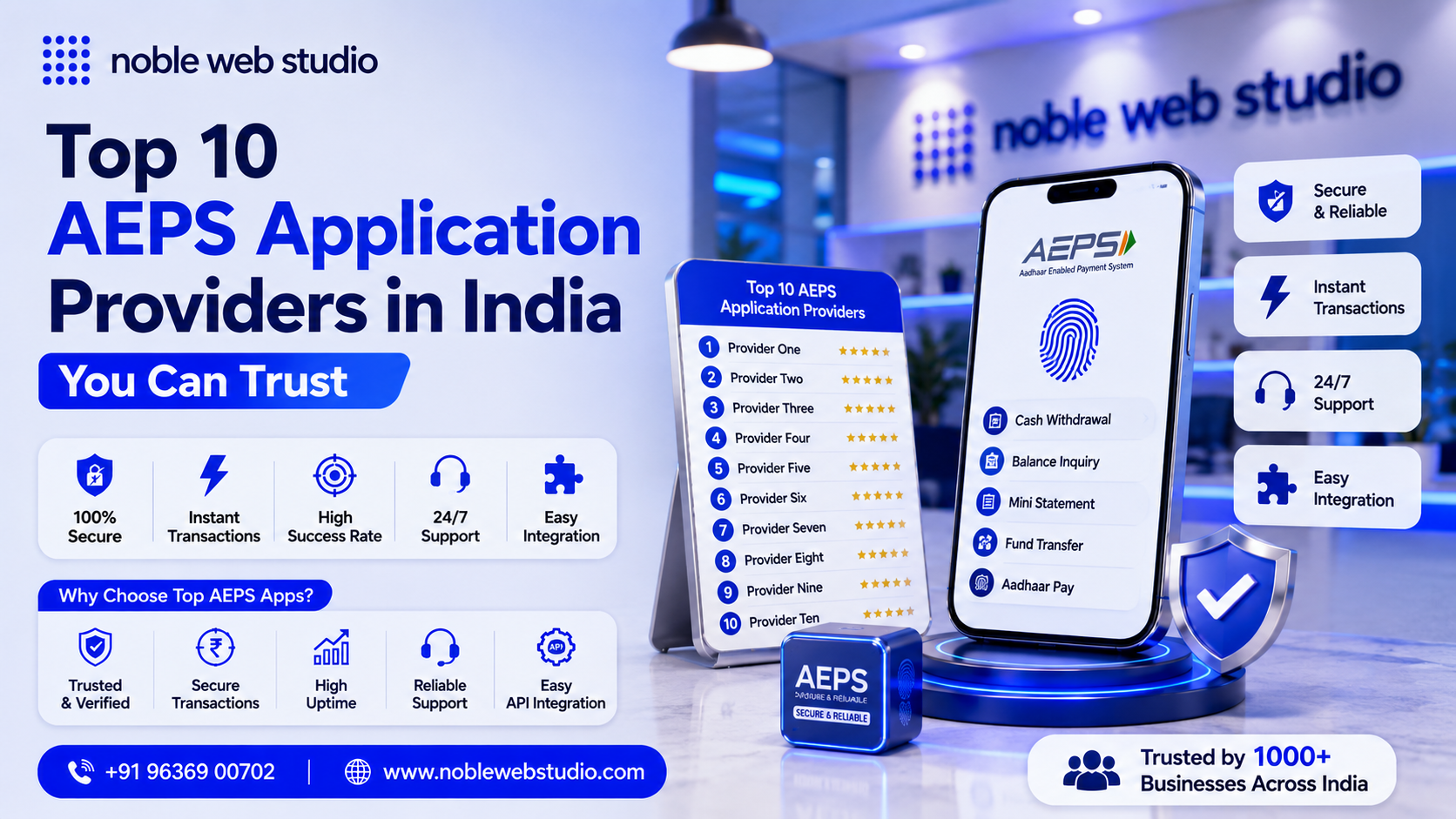 Top 10 AEPS Application Providers in India You Can Trust