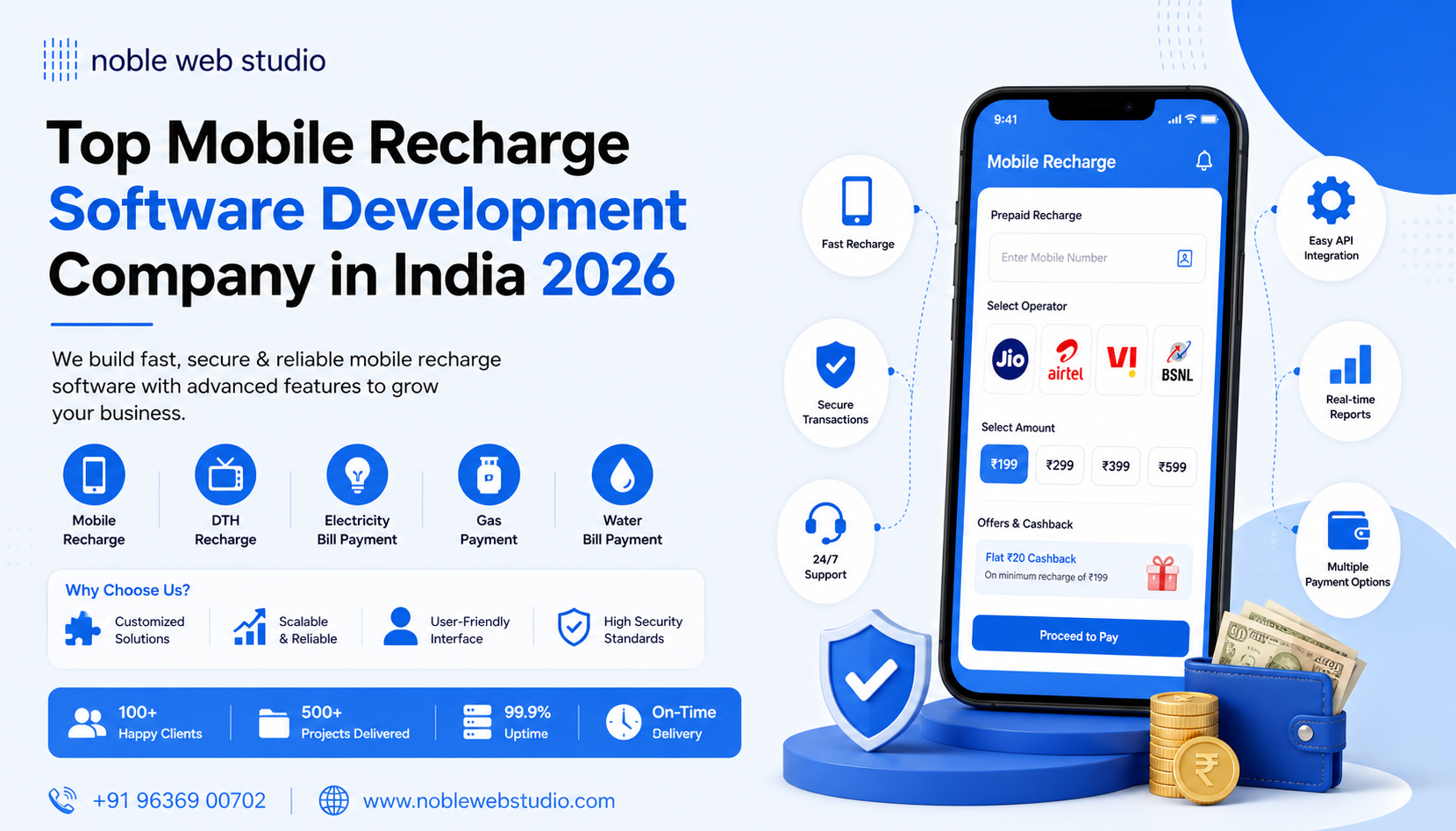 Top Mobile Recharge Software Development Company in India 2026