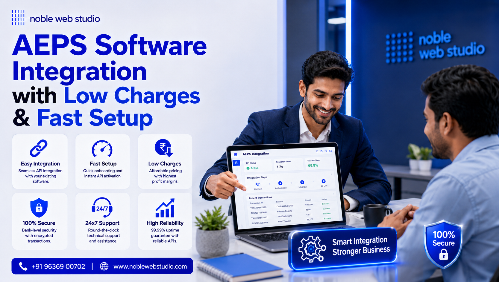AEPS Software Integration with Low Charges & Fast Setup