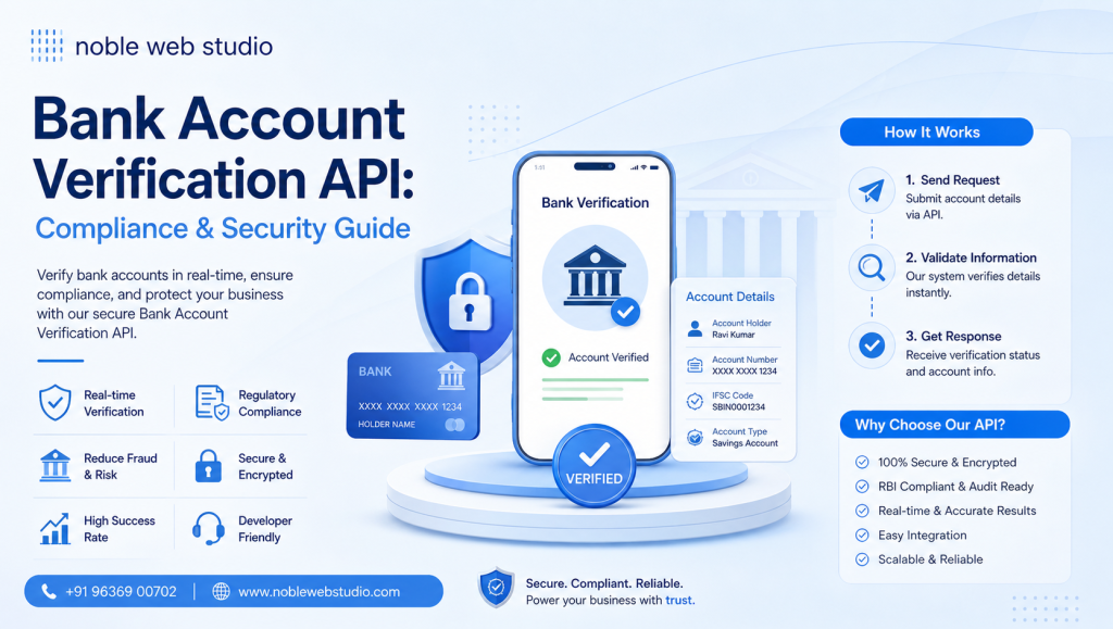 Bank Account Verification APIs: Compliance & Security Guide