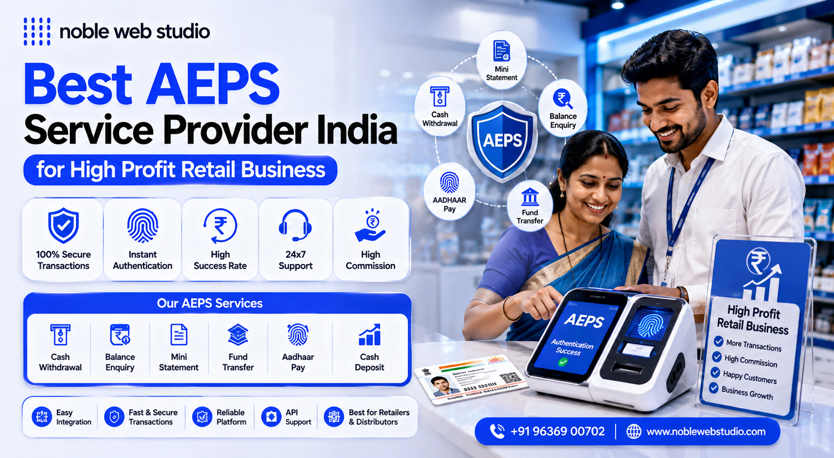 Best AEPS Service Provider India for High Profit Retail Business