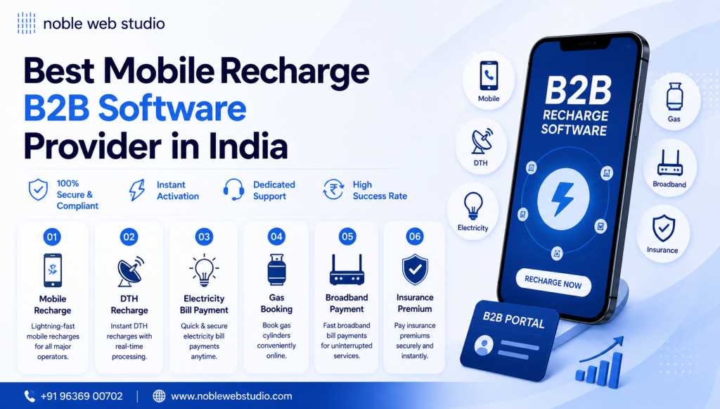Best Mobile Recharge B2B Software Provider in India (Top Companies 2026)