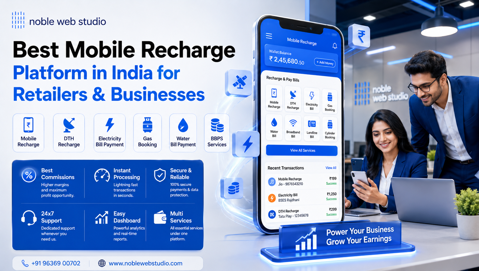 Best Mobile Recharge Platform in India for Retailers & Businesses