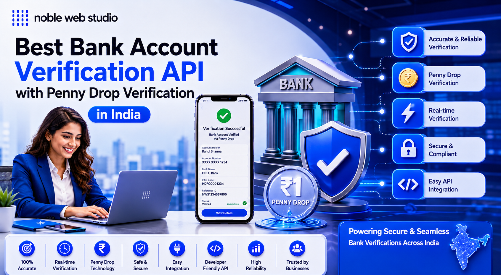 Instant Bank Account Verification API - Verify Bank Details Online