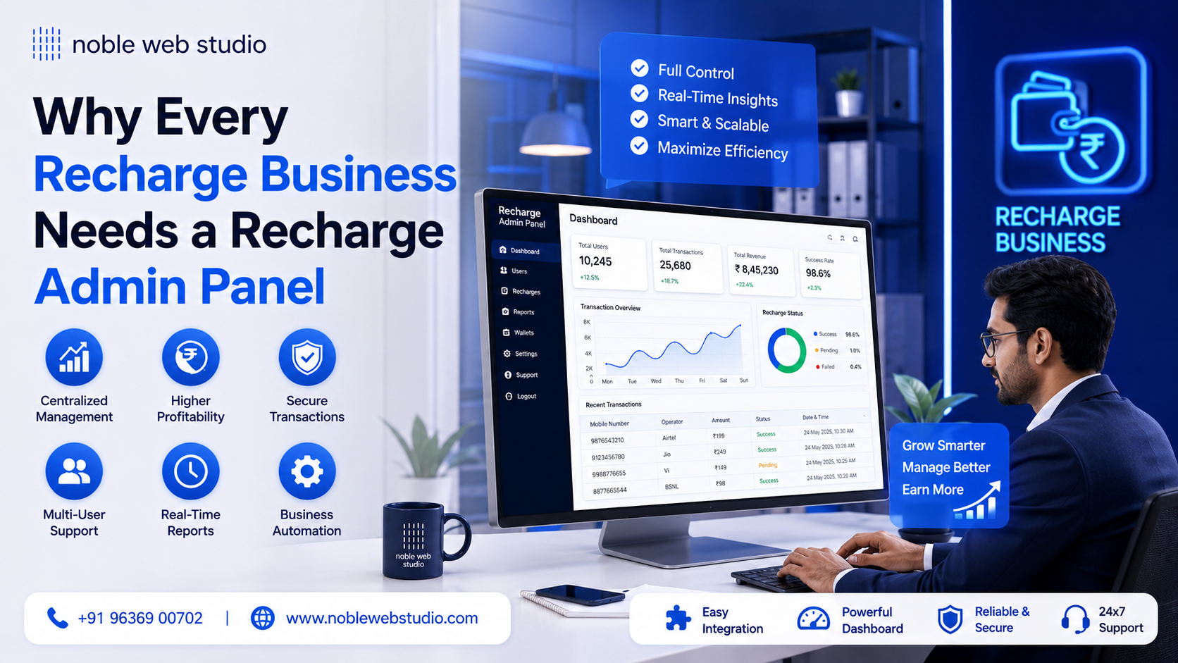 Why Every Recharge Business Needs a Recharge Admin Panel