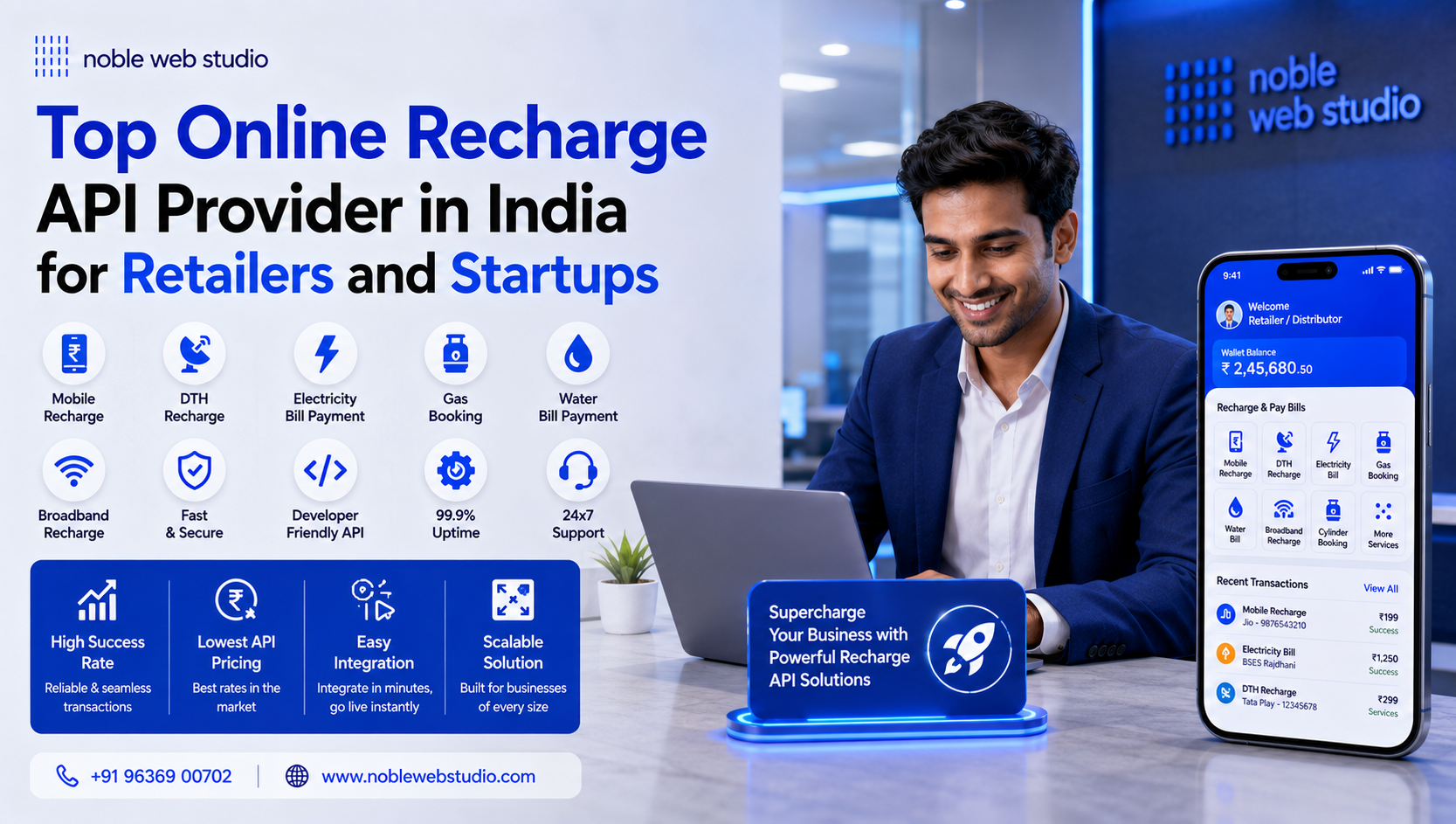 Top Online Recharge API Provider in India for Retailers and Startups