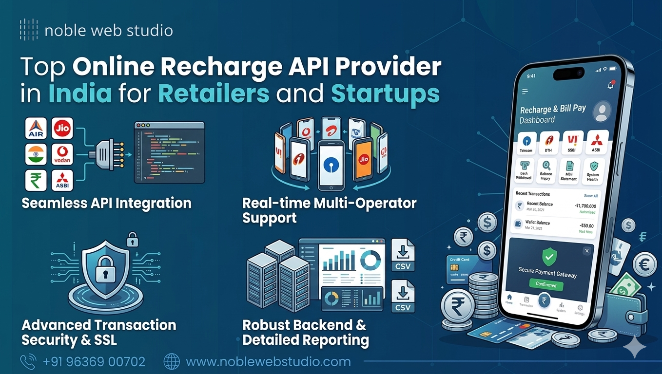 Top Online Recharge API Provider in India for Retailers and Startups