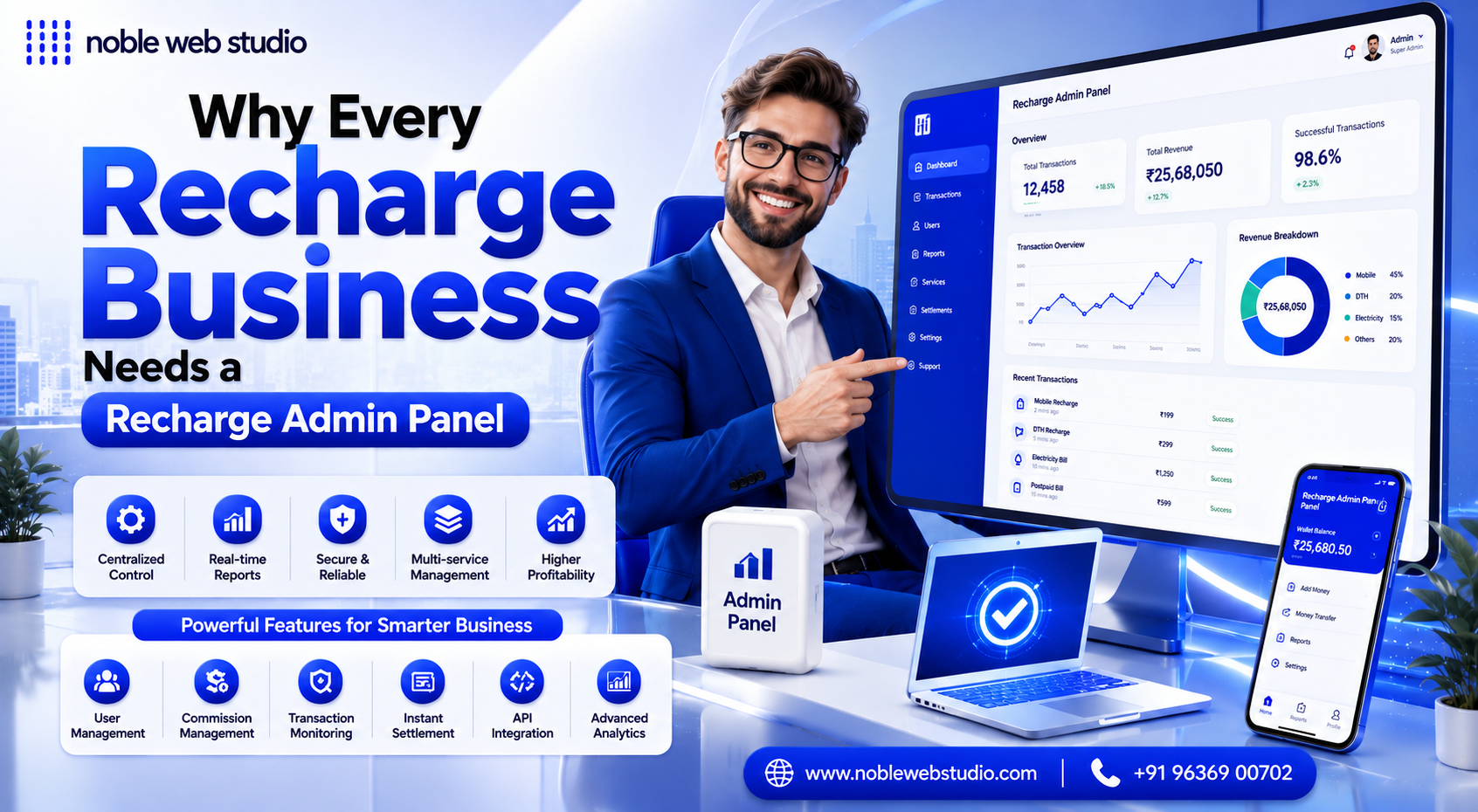 Why Every Recharge Business Needs a Recharge Admin Panel