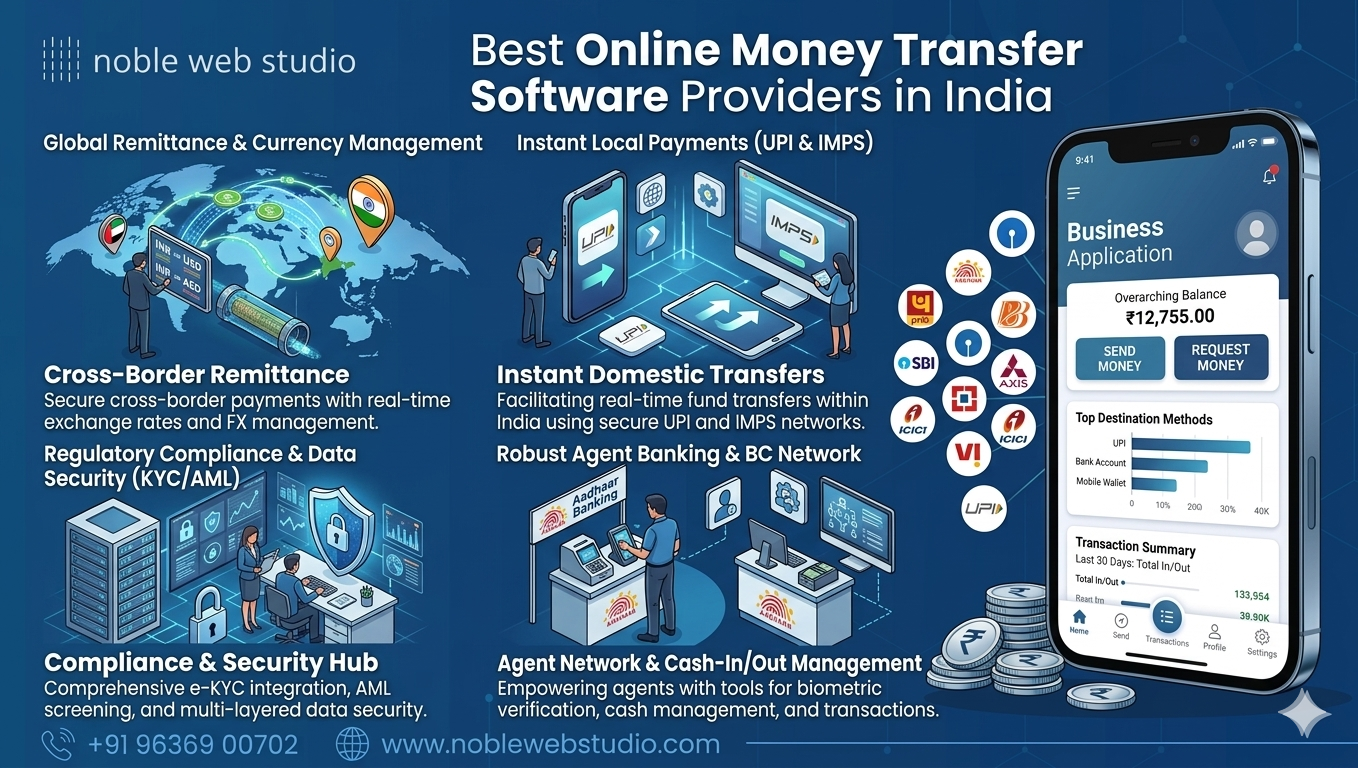 Best Online Money Transfer Software Providers in India