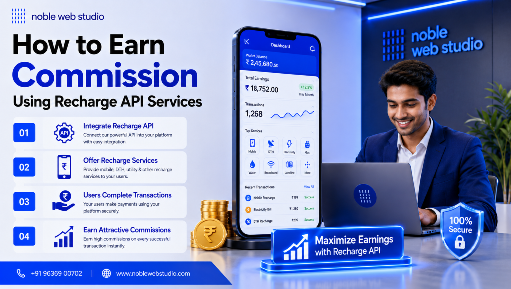 How to Earn Commission Using Recharge API Services