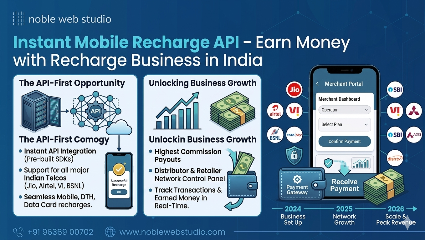 Instant Mobile Recharge API – Earn Money with Recharge Business in India