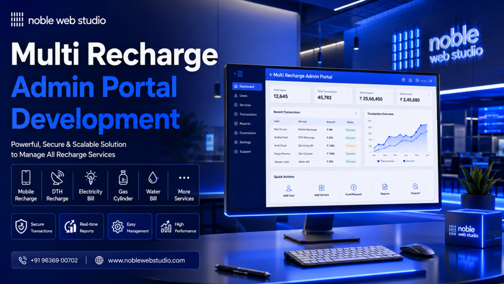Multi Recharge Admin Portal Development