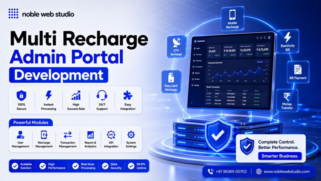 Multi Recharge Admin Portal Development