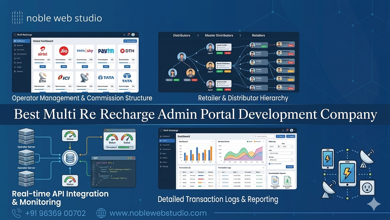 Multi Recharge Admin Portal Development