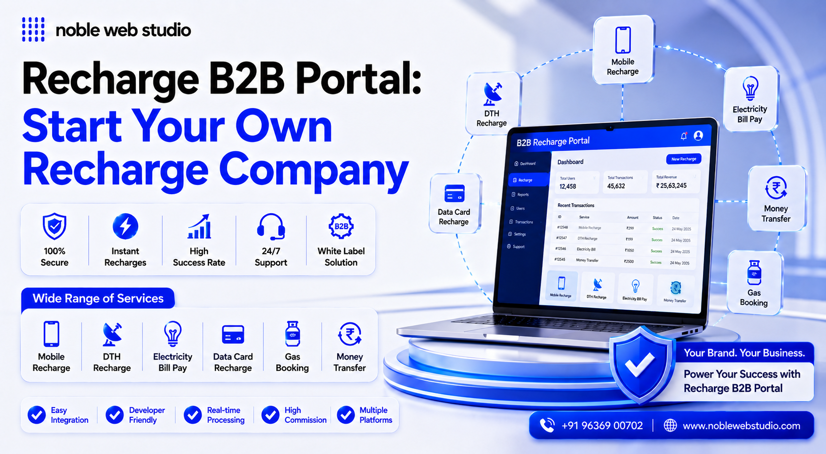 Recharge B2B Portal: Start Your Own Recharge Company