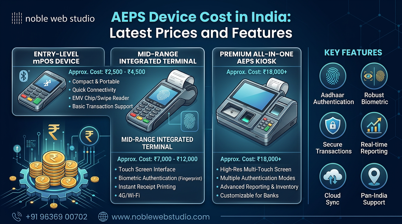 AEPS Device Cost in India: Latest Prices and Features