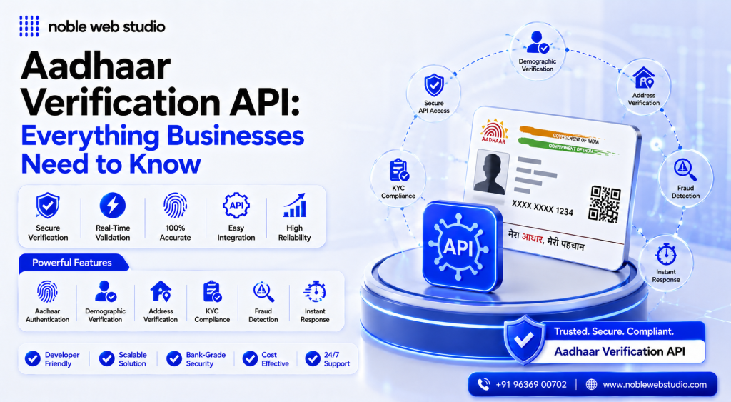 Aadhaar Verification API: Everything Businesses Need to Know