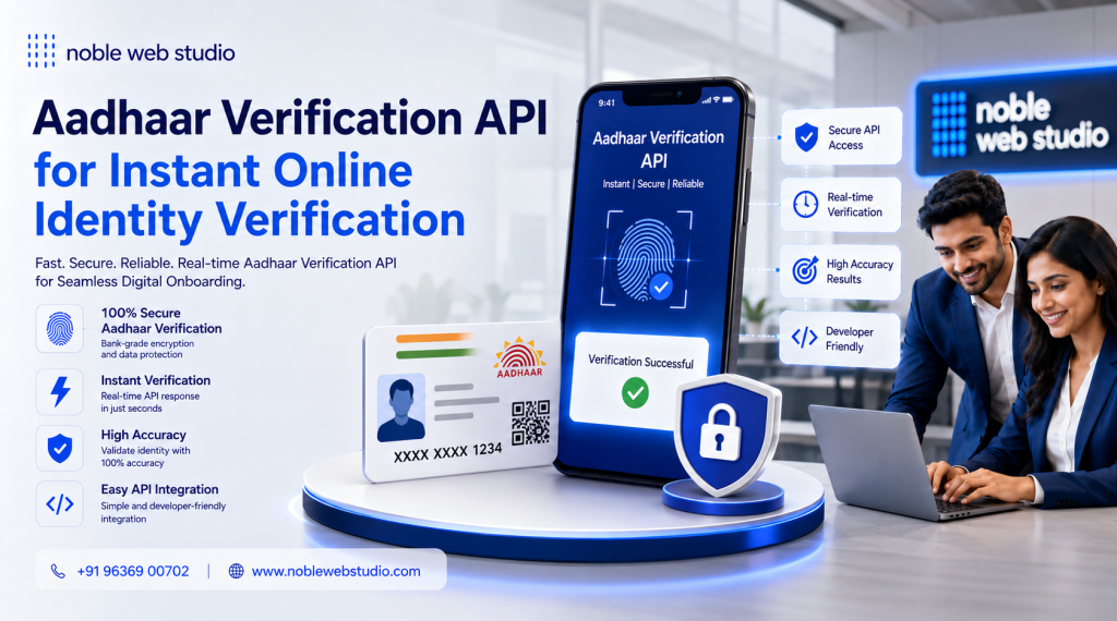 Aadhaar Verification API for Instant Online Identity Verification