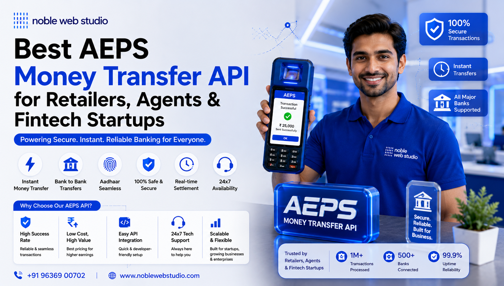 Best AEPS Money Transfer API for Retailers, Agents & Fintech Startups
