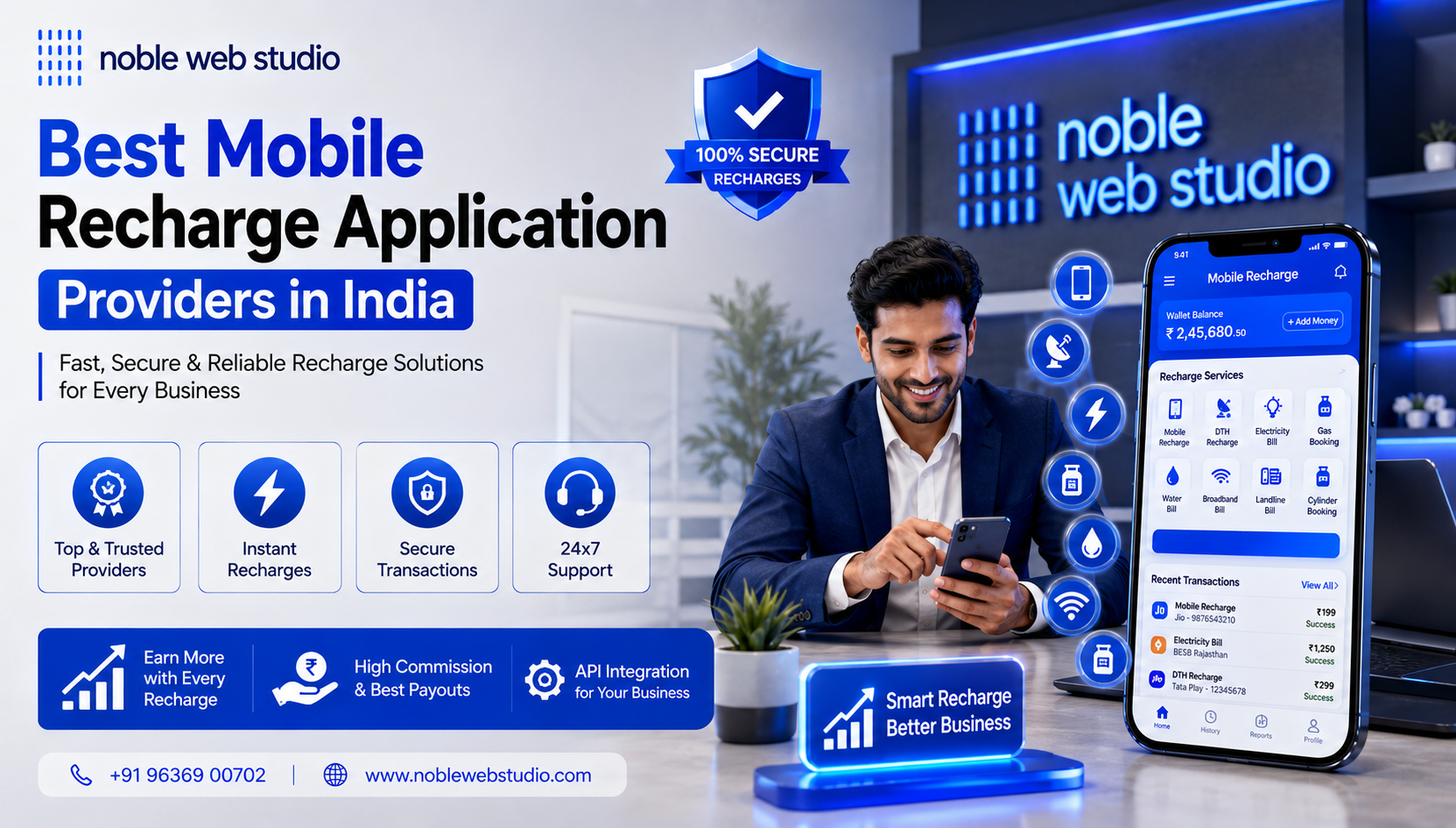 Best Mobile Recharge Application Providers in India