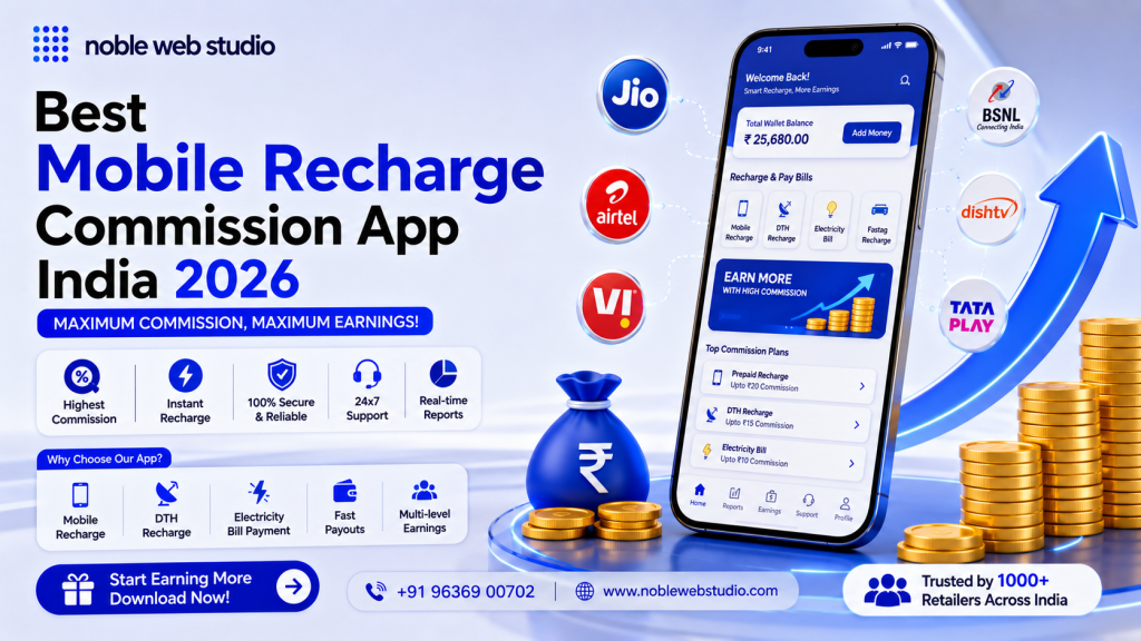 Best Mobile Recharge Commission App India 2026