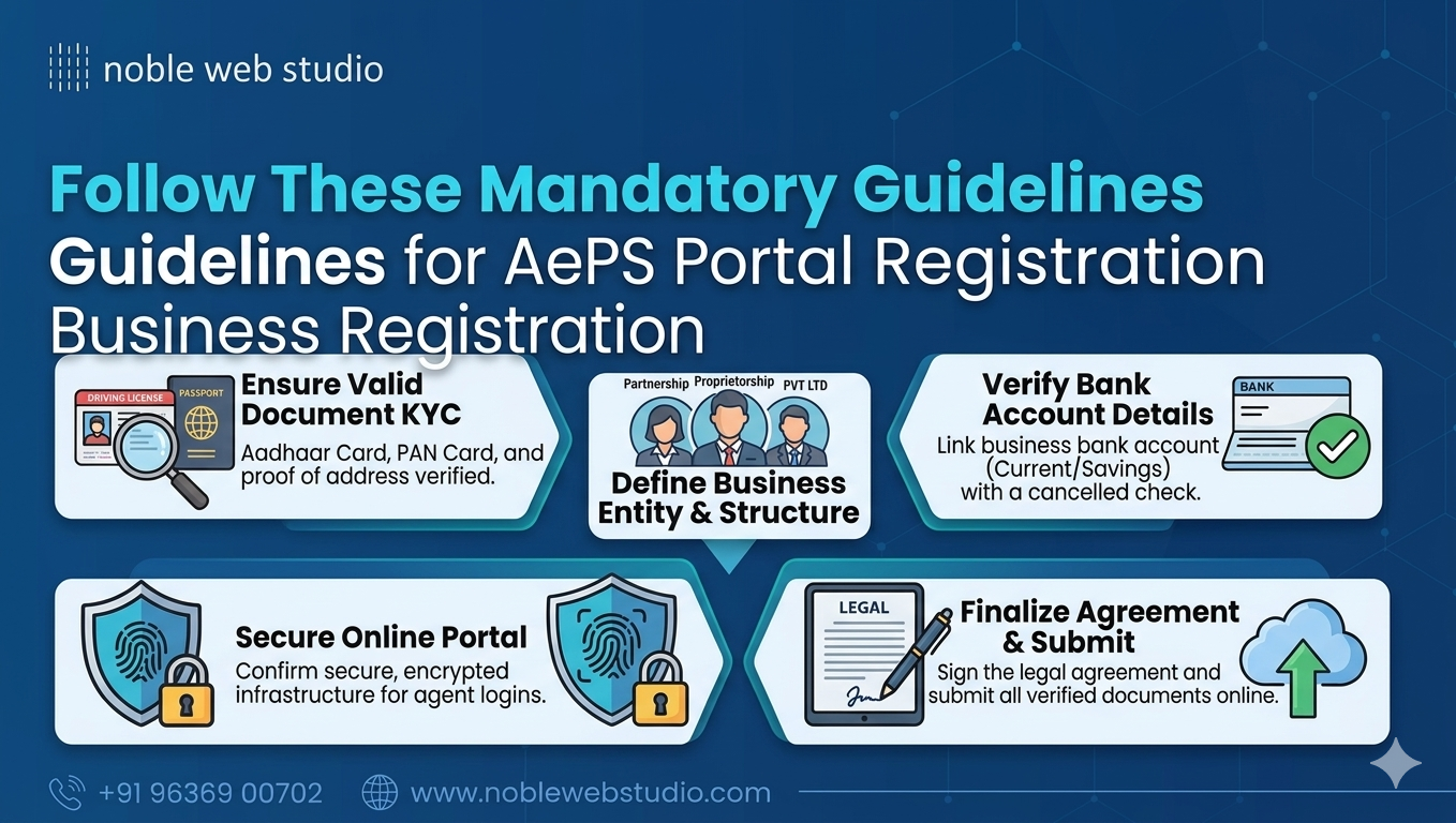 Must Follow Guidelines for AePS Portal Business Registration in India 2026
