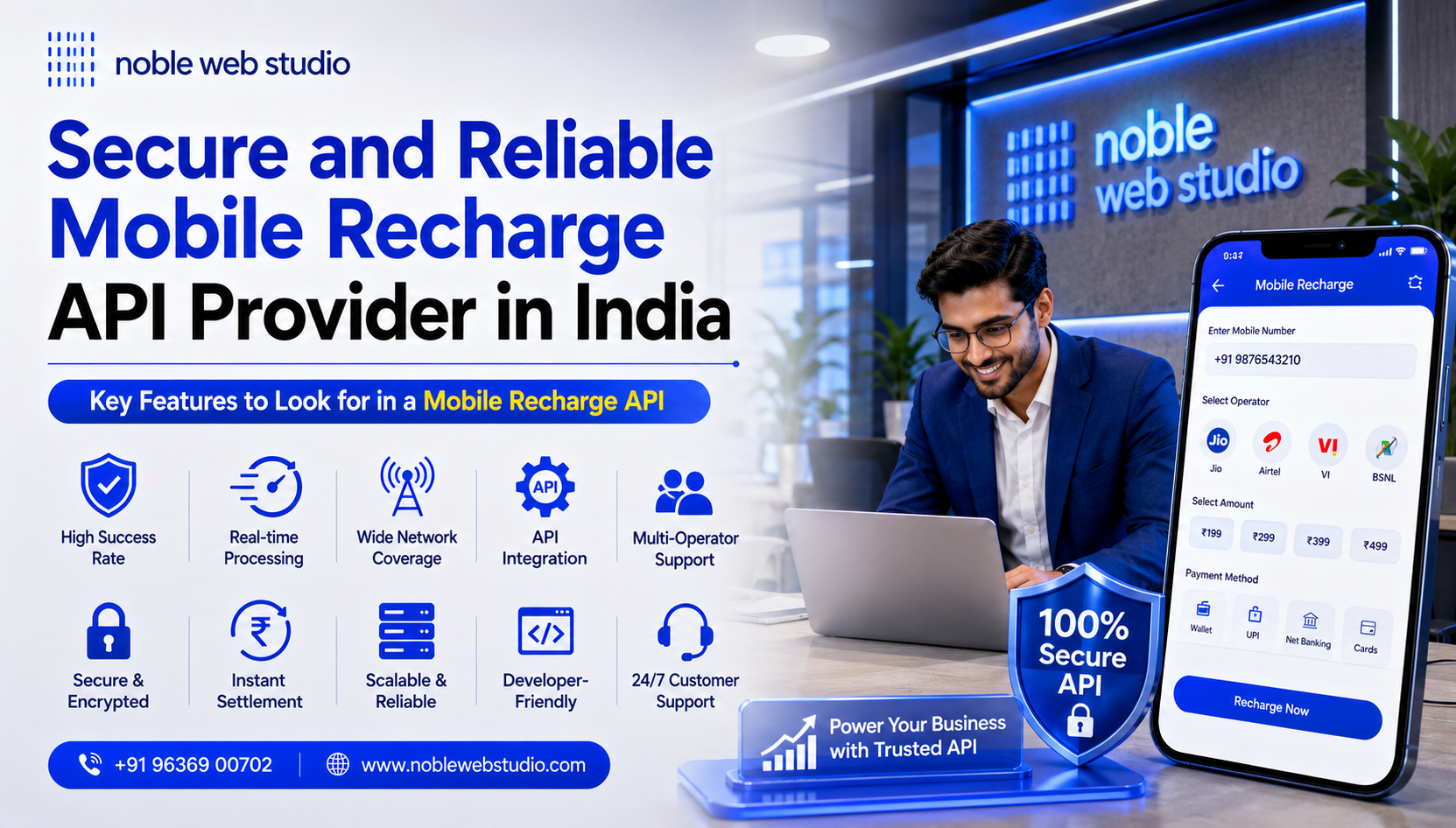 Secure and Reliable Mobile Recharge API Provider in India