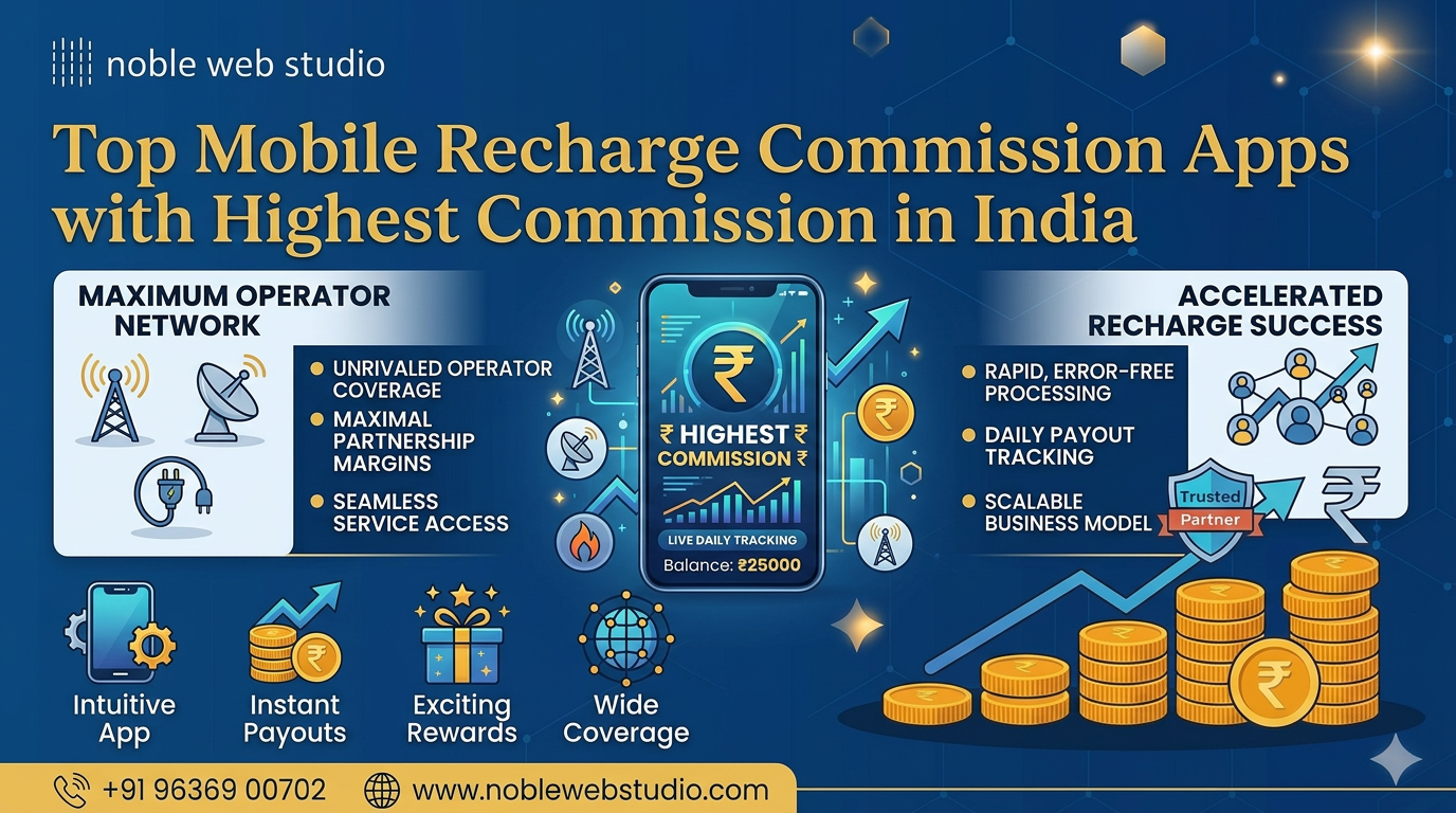 Top Mobile Recharge Commission Apps with Highest Commission in India