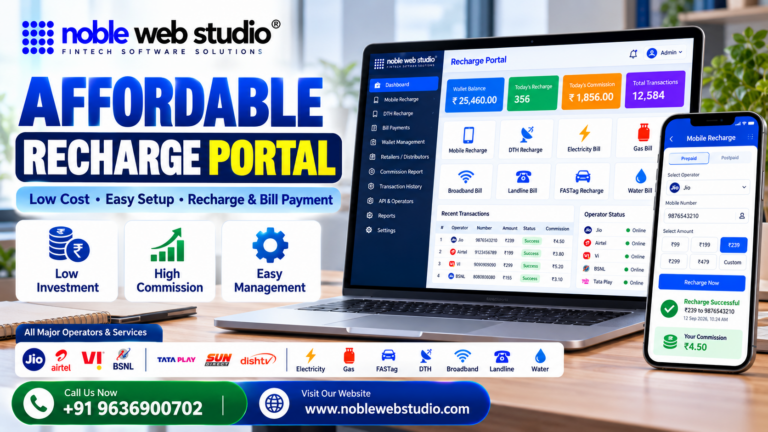 Affordable Recharge Portal in India for B2B & B2C Recharge Business