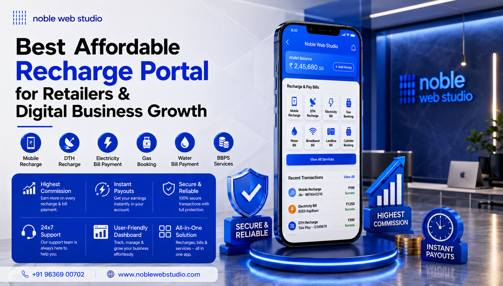 Best Affordable Recharge Portal for Retailers & Digital Business Growth