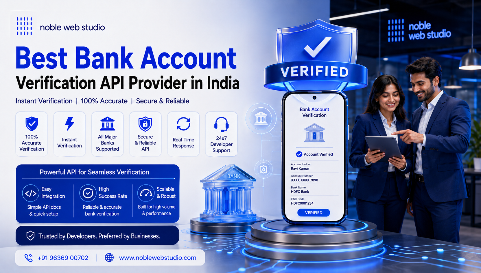 Best Bank Account Verification API Provider in India