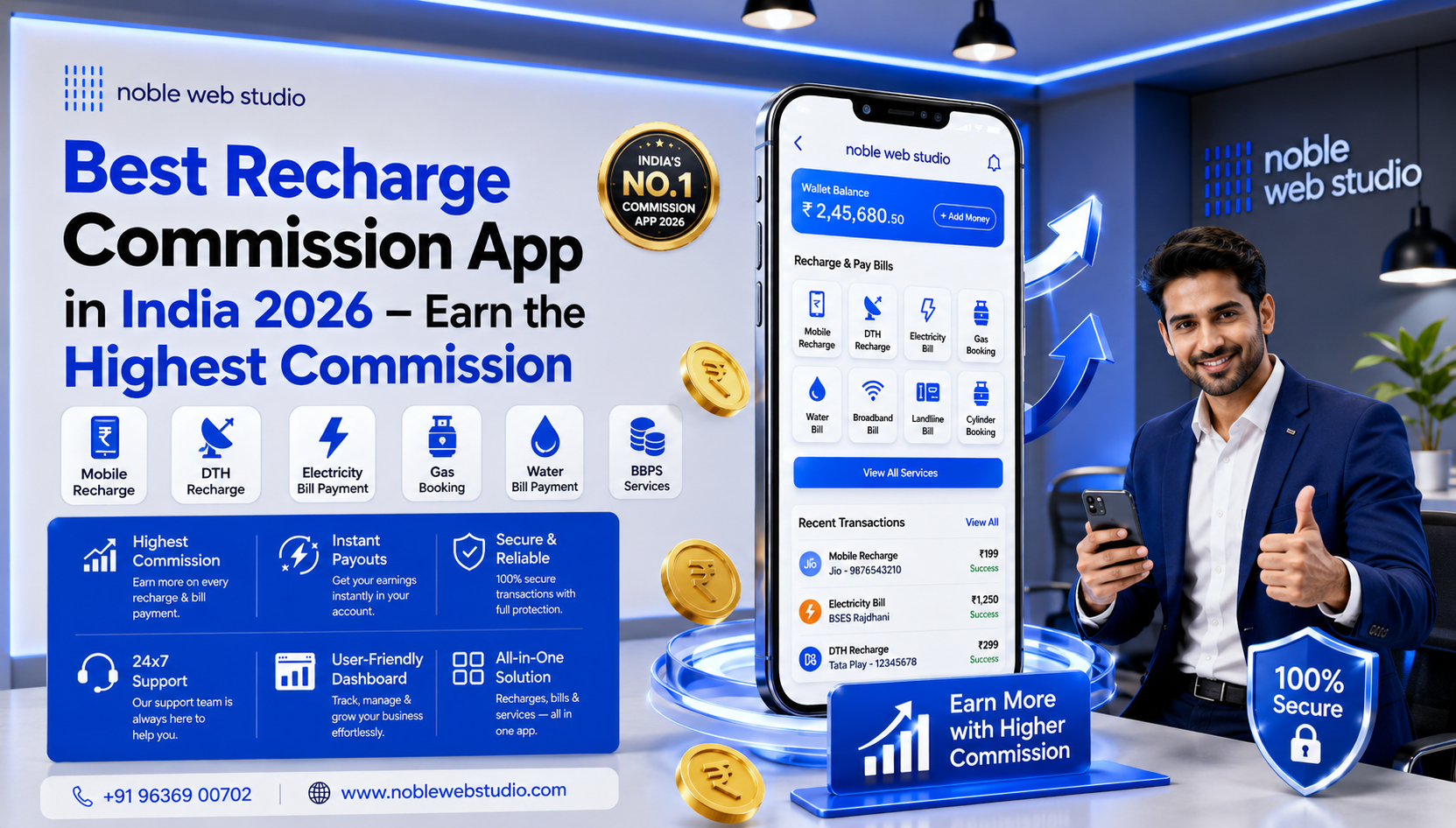 Best Recharge Commission App in India 2026 – Earn the Highest Commission