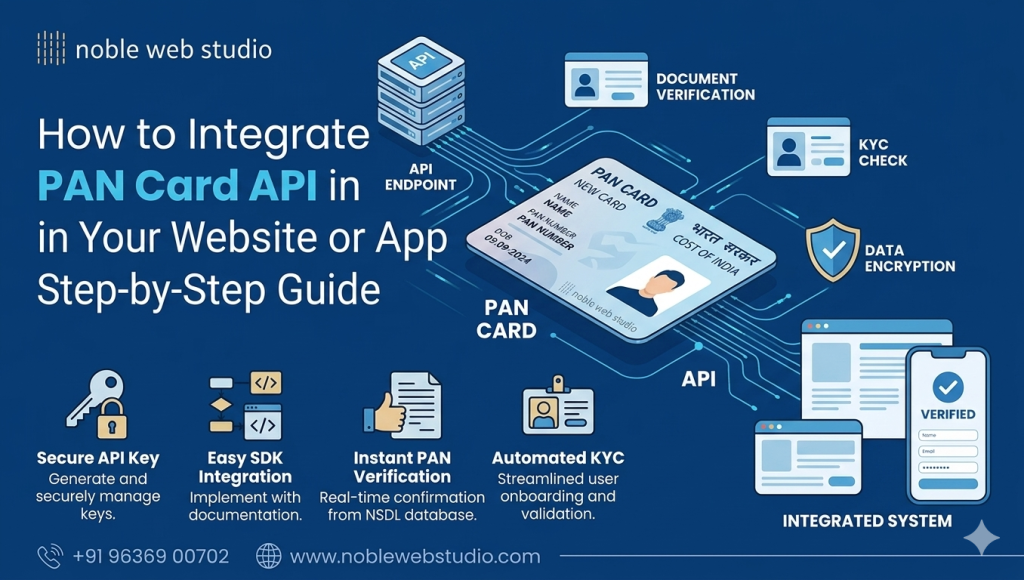 How to Integrate PAN Card API in Your Website or App – Step-by-Step Guide